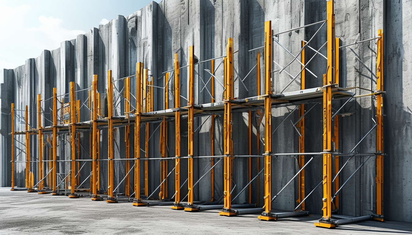 Motorized Scaffold For Heavy-duty Concrete Formwork And Shoring Support