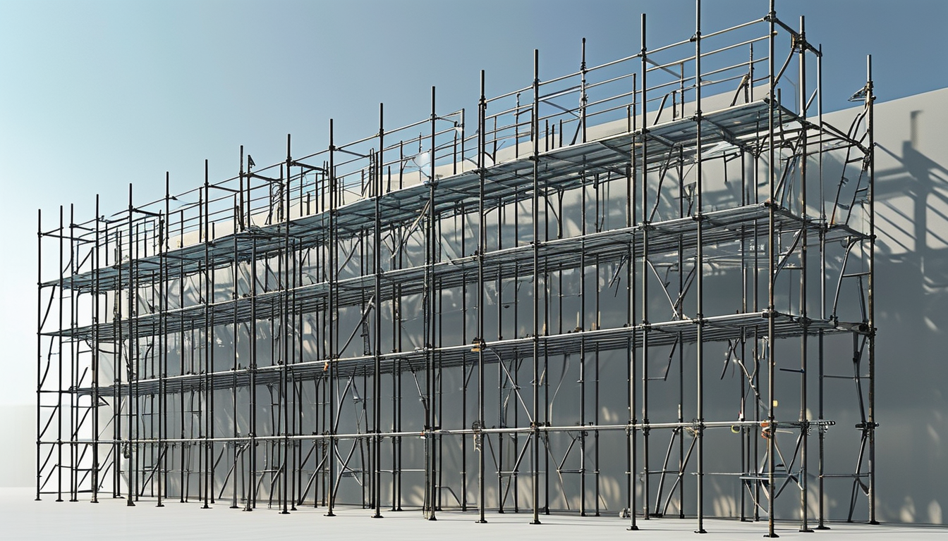 Frame Scaffolding For Modular Ringlock Scaffolding In Industrial Construction