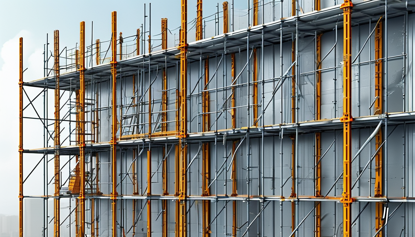 Scaffolding Systems For Modular Ringlock Scaffolding In Industrial Construction