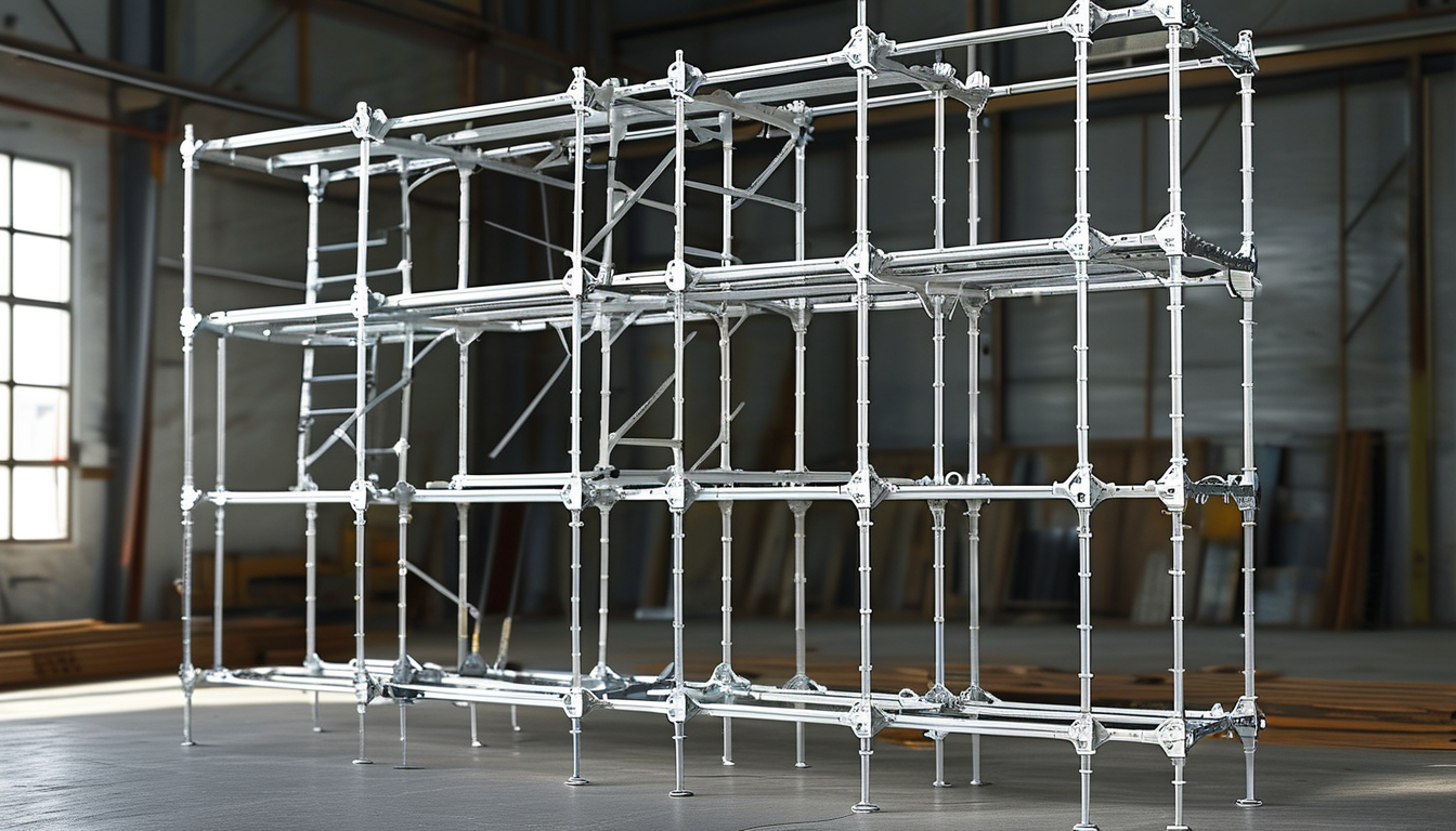 10 Ft Ladder Aluminum For Modular Ringlock Scaffolding In Industrial Construction