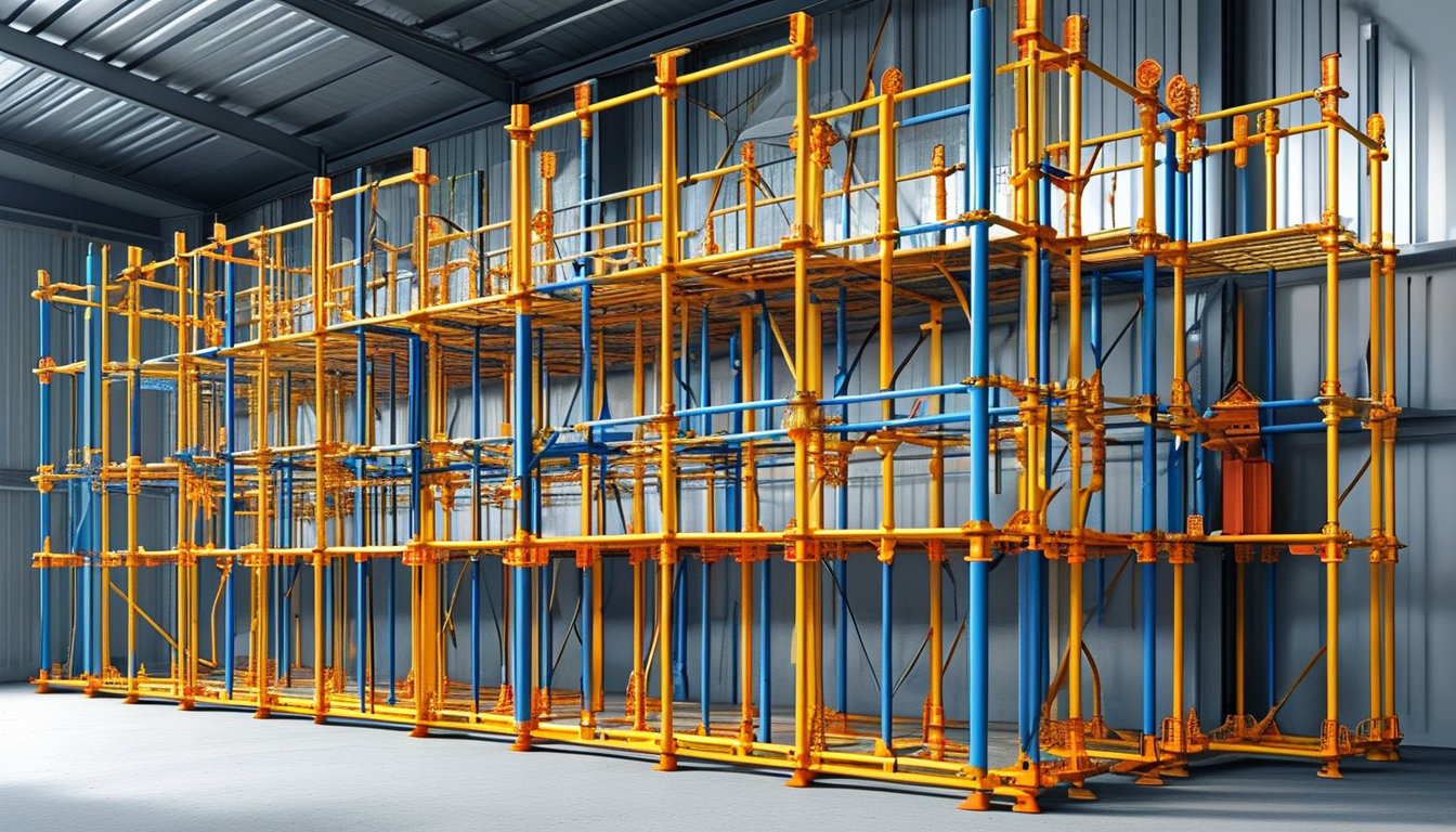 10 Ft Scaffolding For Modular Ringlock Scaffolding In Industrial Construction