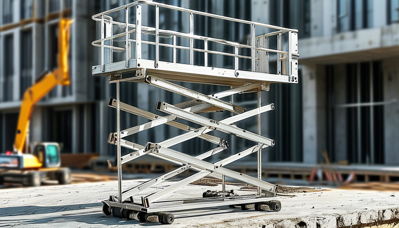 10 Foot Aluminum Extension Ladder For Temporary Work Platform Elevation In Construction Sites