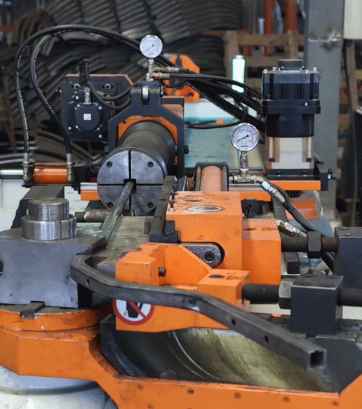Pipe bending forming