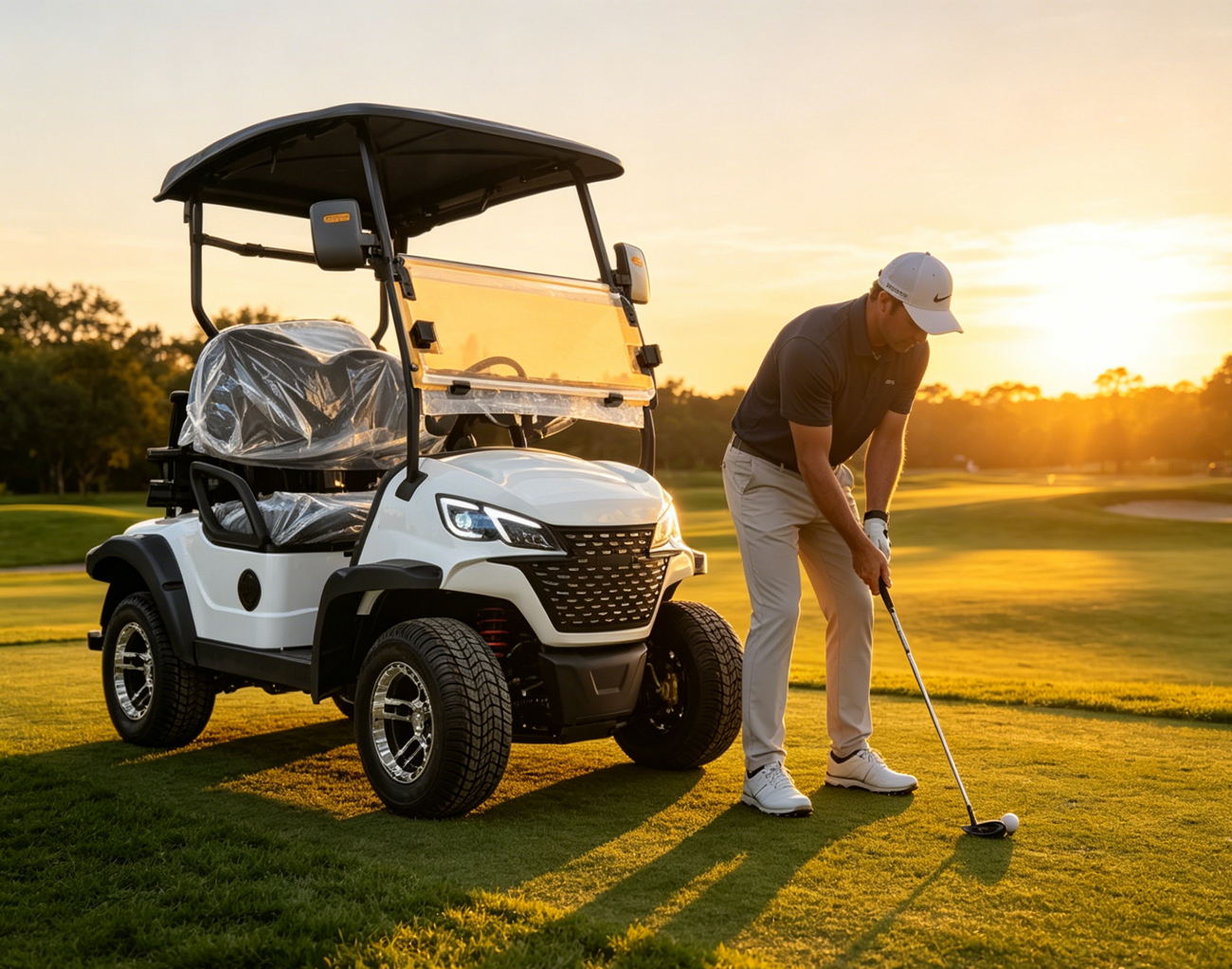 Golf Cart in Action