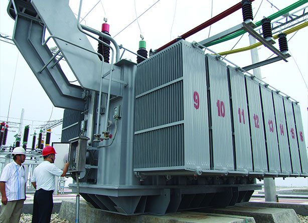 Operating transformer SFZ-31500110KV for State Grid Corporation of China