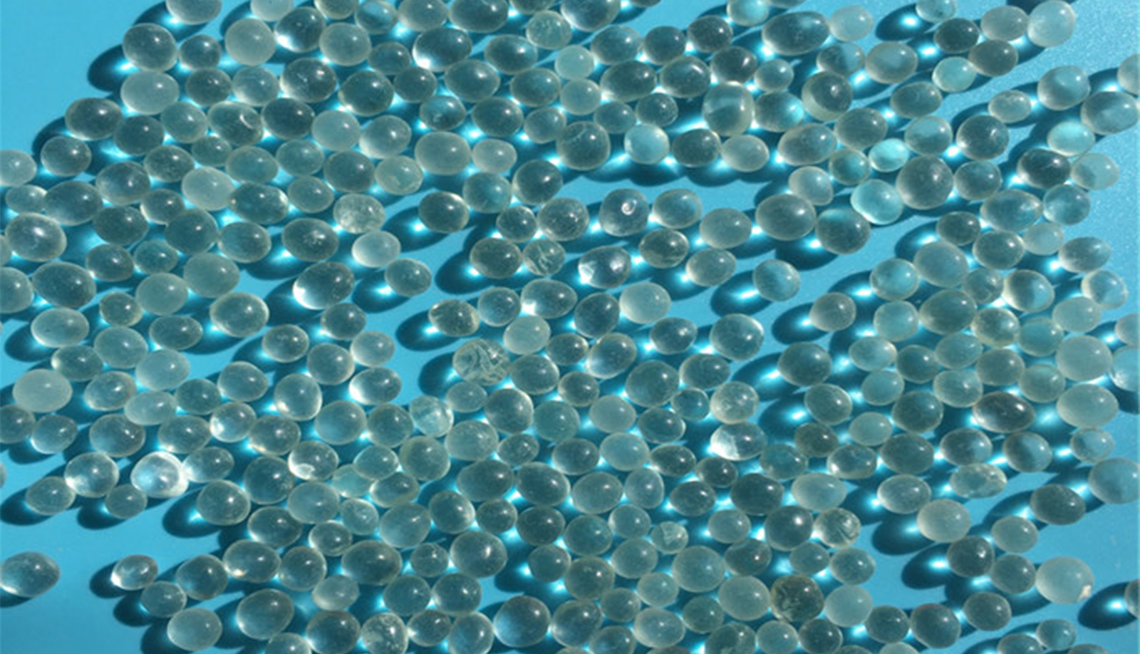 Our company's new glass bead production line