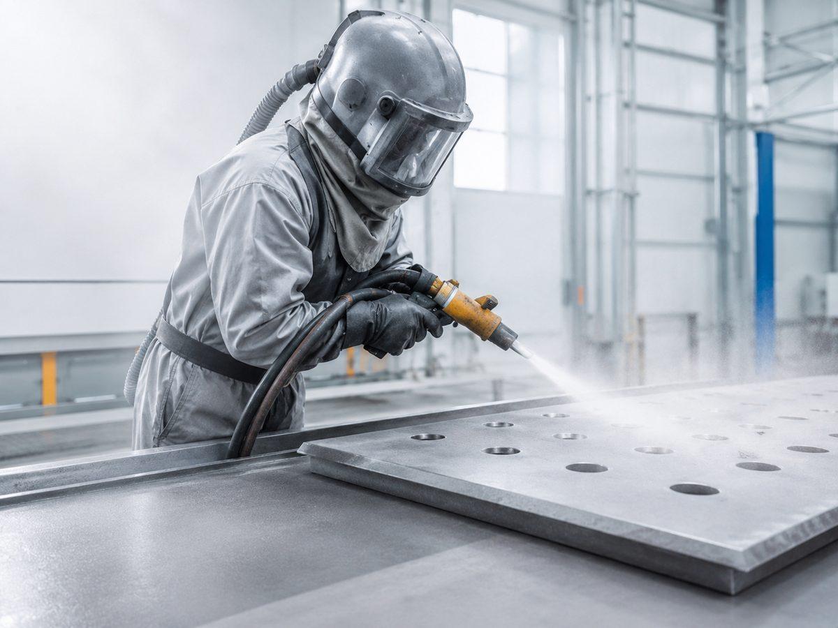Sandblasting Glass Beads