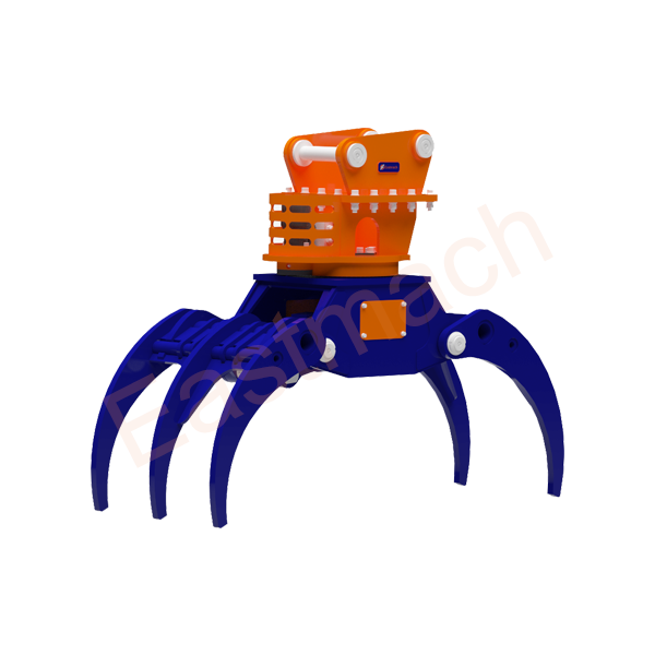 Finger log Grapple for excavator for sale