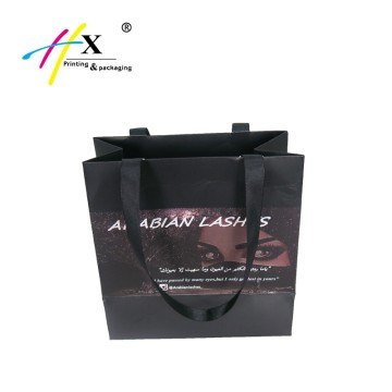 Full color printing paper bag for lashes  
