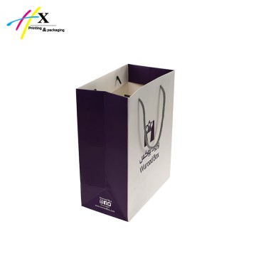 Custom design made paper shopping bag