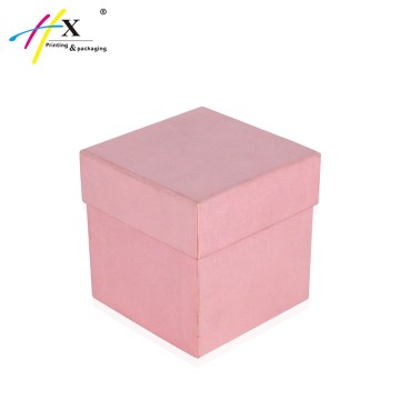 custom make pink paper box accept custom logo