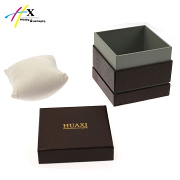 brown textured paper watch gift box bracelet jewelry box 
