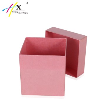hard fancy paper gift box pink box