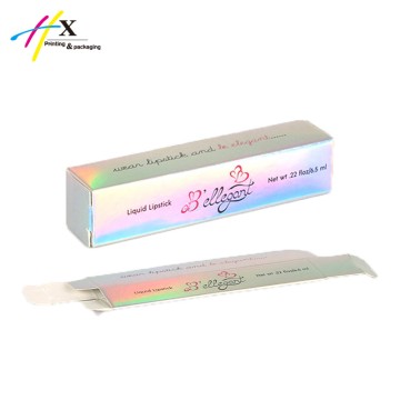 fancy paper lipstick box with custom logo