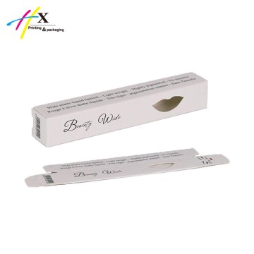 custom printing paper folding paper lipstick box with window