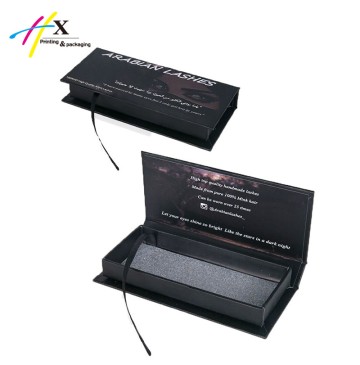 custom empty paper eyelashes box