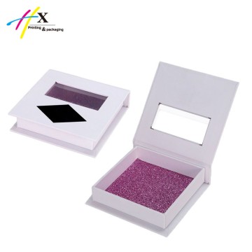 fancy paper eyelashes boxes with PVC window