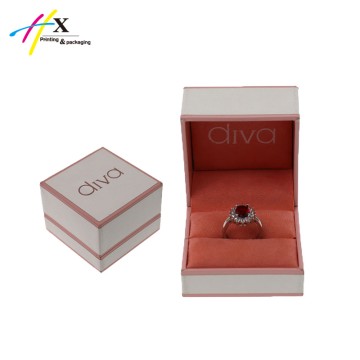 Small nice plastic box for ring packing