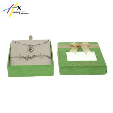Famous brand lid and base paper bracelet box 