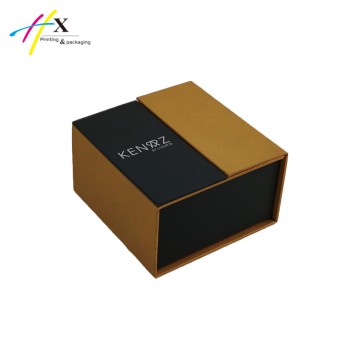 Fancy paper box with special open way for necklace