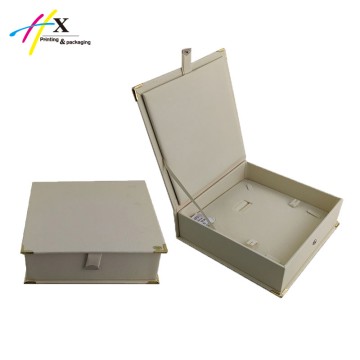 Custom idea designed set jewelry PU leather box 