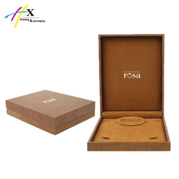 Full color printing wooden jewelry set box  