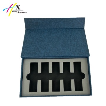 cardboard material custom book shape style perfume collection box
