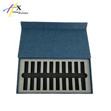 oem cardboard material custom book shape style perfume collection box