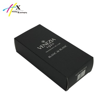 Folding paper box perfume packaging box