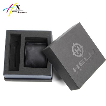 paper wrist watch box packaging with custom logo