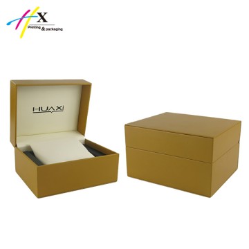 Yellow Leather Watch Box