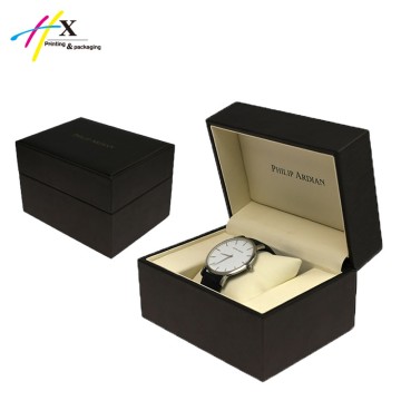 Black PU Leather Watch Box