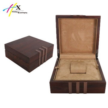 big design vintage watch display box with removable insert