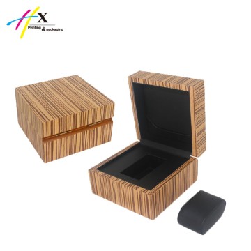 rustic wood finishing watch display box