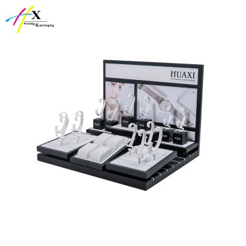 black matte finishing large size watch display set