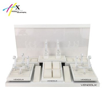 customized design white matte lacquered watch display