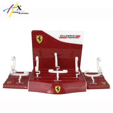 metal parts decoration red glossy finish watch display