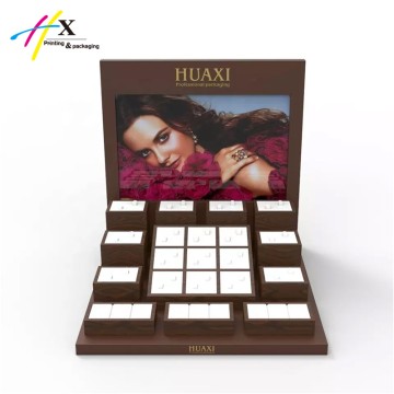 Brown Jewelry Displays Stand for Rings