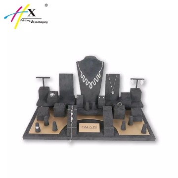 dark grey and golden chinese jewellery display stand 550*350*275(h)mm 