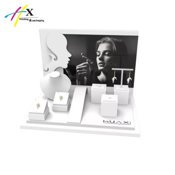 white chinese jewelry display stand can be Customized-JZ546 