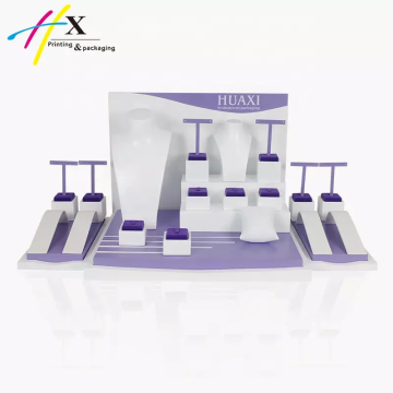 purple Customized chinese jewelry display stand-JZ541