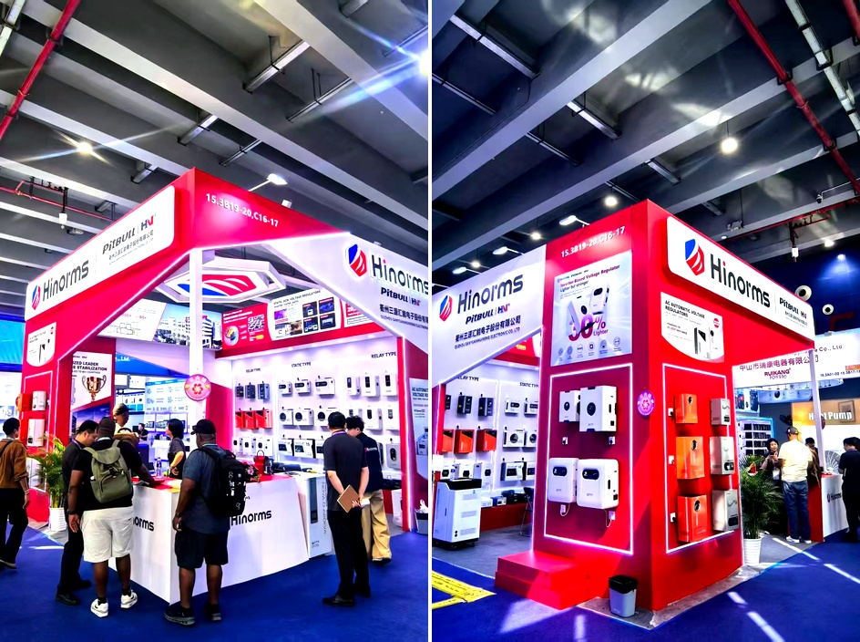 Hinorms Successfully Showcases Voltage Stabilizer Solutions at the 140th Canton Fair