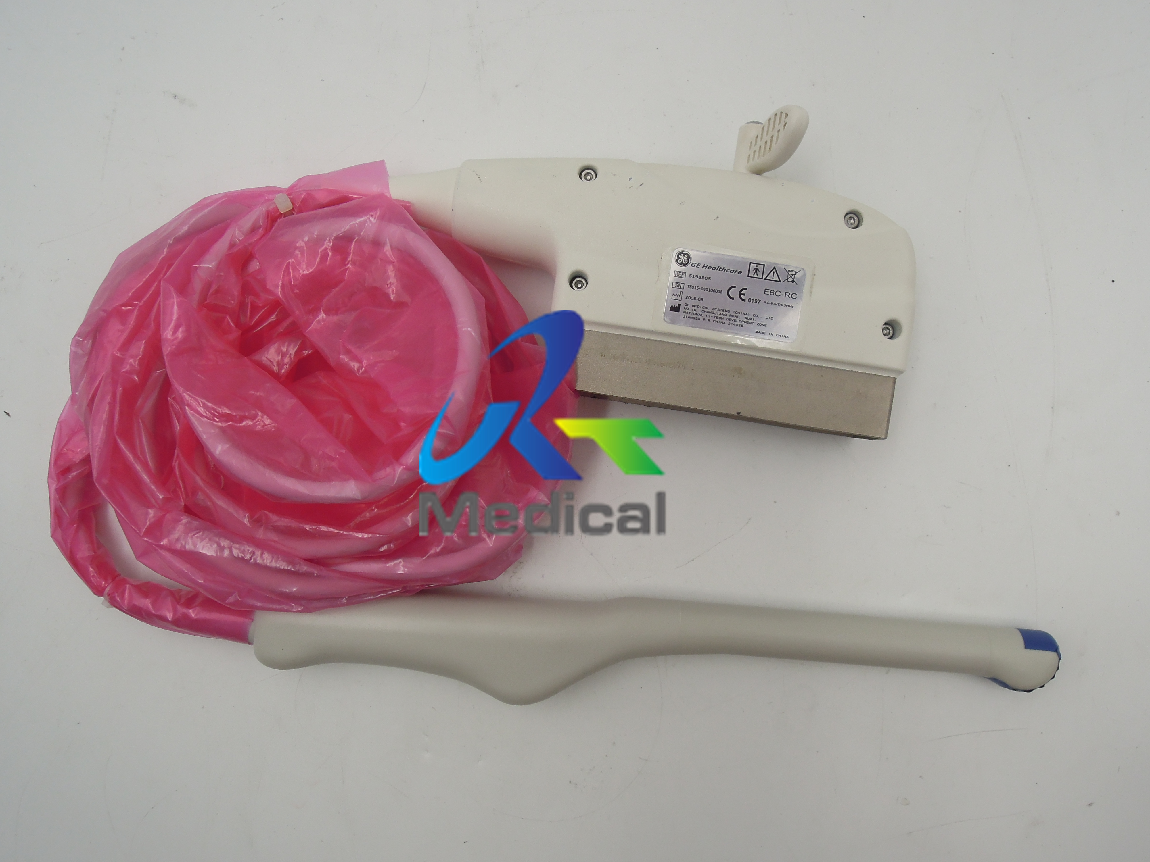 10.0MHz GE E6C-RC Curved Endocavity Ultrasound Probe For Gynecology