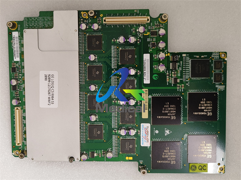 GE LOGIQ C5 5392899 ប្រព័ន្ធអ៊ុលត្រាសោន RX64 Board