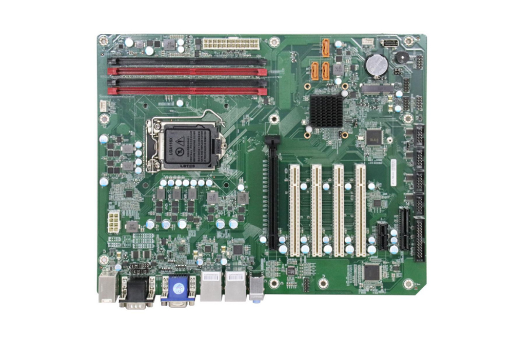 Industrial X86 ATX Motherboard Wide Temp Support 6-9th Gen LGA1151 CPU Up to 64GB DDR4 RAM with Rich Industrial I/O