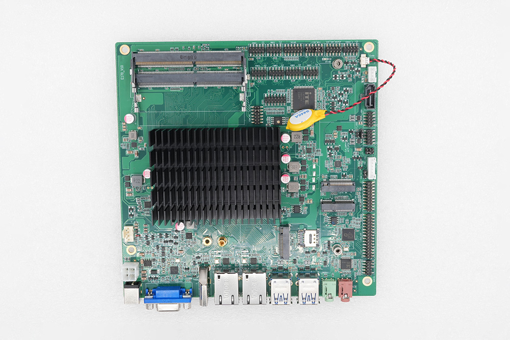Fanless Wide Temp X86 Industrial Board, Elkhart Lake Series CPU, Dual DDR4 64GB Max, Quad Independent Display Outputs