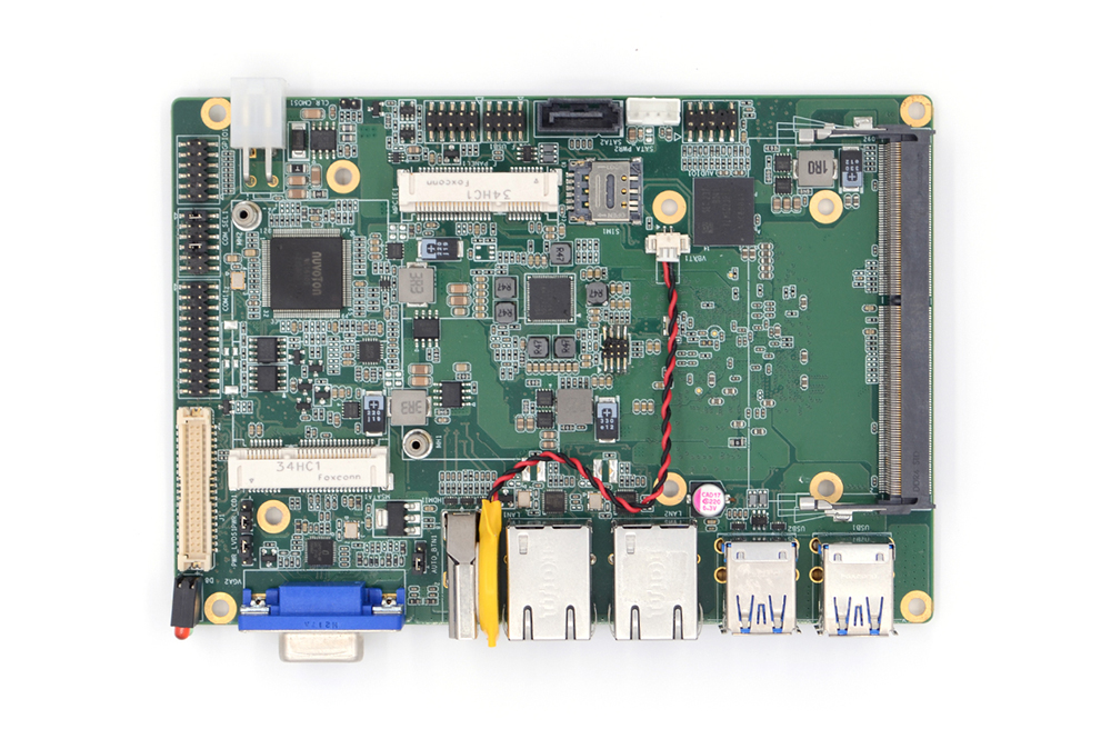 3.5" X86 Embedded PC Motherboard -40℃~+85℃ Wide-Temp with Dual Gigabit Ethernet & Multi-Serial Ports