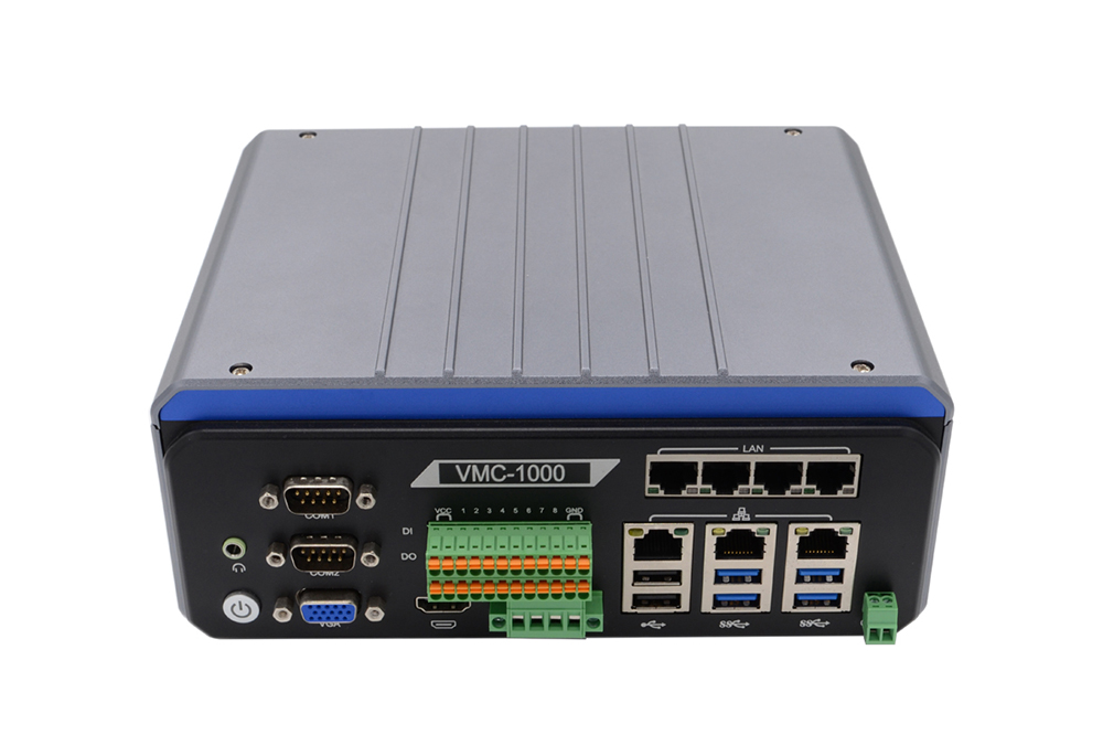 Fanless X86 Industrial Vision PC, Wide Temp -20~65°C, Multi-Gen Intel CPU, Up to 32GB DDR4, Rich POE LAN/Serial/GPIO Interfaces