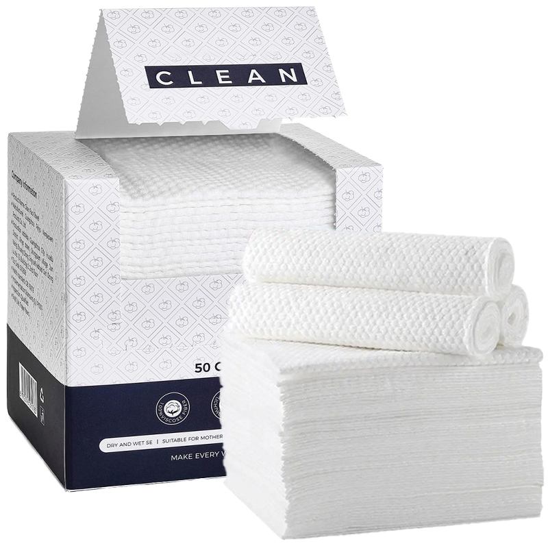 Custom Disposable Face Towel Dry-Wet Use - Wholesale Cotton Facial Tissue Manufacturer