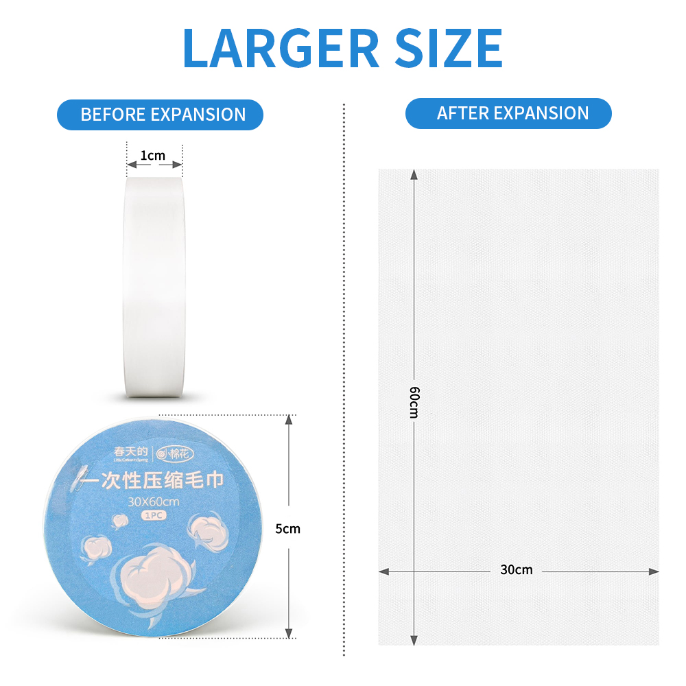 Custom Compressed Towel Tablets Dispo...